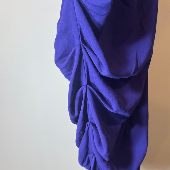 BCBGMaxAzria Asymmetrical Purple Dress - Picture 4 of 8